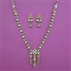 Antique Classic Necklace with Matte Gold Plating