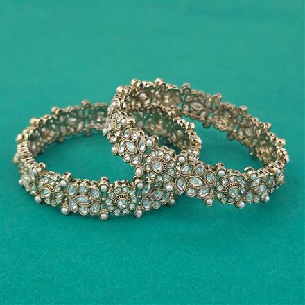 Antique Classic Bangles with Mehndi Plating