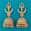 Antique Jhumki with Matte Gold Plating