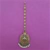 Antique Pearl Tikka with Matte Gold Plating