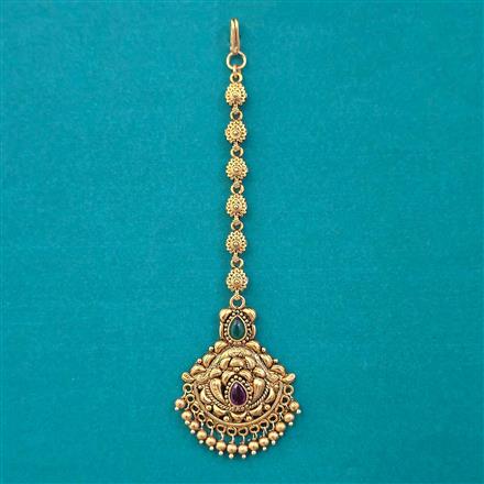 Antique Classic Tikka with Matte Gold Plating