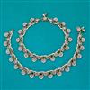 Antique Pearl Payal with Mehndi Plating