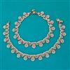 Antique Pearl Payal with Mehndi Plating