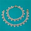 Antique Pearl Payal with Mehndi Plating