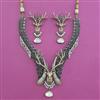 Antique Birds Necklace with Mehndi Plating