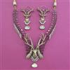 Antique Birds Necklace with Mehndi Plating