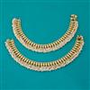 Antique Pearl Payal with Gold Plating