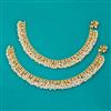 Antique Pearl Payal with Gold Plating