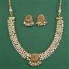 Antique Classic Necklace with Matte Gold Plating