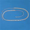 Antique Pearl Belt with Rhodium Plating