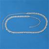 Antique Pearl Belt with Rhodium Plating