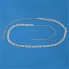 Antique Pearl Belt with Rhodium Plating