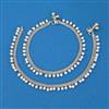 Antique Pearl Payal with Rhodium Plating
