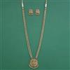 Antique Birds Necklace with Matte Gold Plating