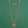 Antique Birds Necklace with Matte Gold Plating