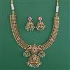 Antique Birds Necklace with Matte Gold Plating