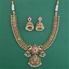Antique Birds Necklace with Matte Gold Plating