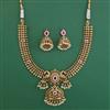Antique Birds Necklace with Matte Gold Plating