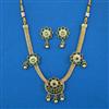 Antique Classic Necklace with Matte Gold Plating