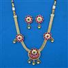Antique Classic Necklace with Matte Gold Plating