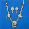 Antique Classic Necklace with Matte Gold Plating