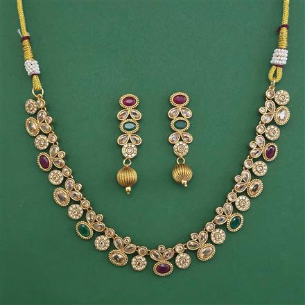 Antique Classic Necklace with Gold Plating