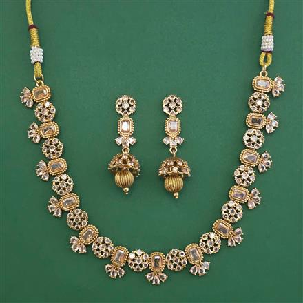 Antique Delicate Necklace with Gold Plating