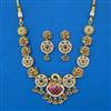 Antique Birds Necklace with Gold Plating