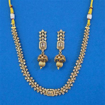 Antique Delicate Necklace with Gold Plating