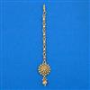 Antique Plain Gold Tikka with Gold Plating