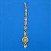 Antique Plain Gold Tikka with Gold Plating