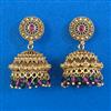 Antique Jhumki with Matte Gold Plating