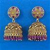 Antique Jhumki with Matte Gold Plating