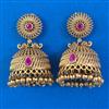 Antique Jhumki with Matte Gold Plating