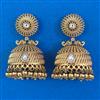 Antique Jhumki with Matte Gold Plating