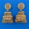 Antique Jhumki with Matte Gold Plating