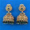 Antique Jhumki with Matte Gold Plating