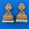 Antique Jhumki with Matte Gold Plating