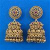 Antique Birds Earring with Matte Gold Plating