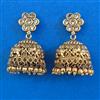 Antique Jhumki with Matte Gold Plating