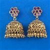 Antique Jhumki with Matte Gold Plating
