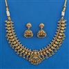 Antique Temple Necklace with Matte Gold Plating