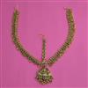 Antique Temple Damini with Matte Gold Plating