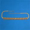 Antique Temple Belt with Matte Gold Plating