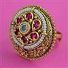 Antique Pearl Ring with Gold Plating