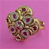 Antique Adjustable Ring with Gold Plating