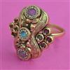 Antique Adjustable Ring with Gold Plating