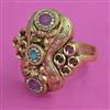 Antique Adjustable Ring with Gold Plating