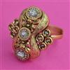Antique Adjustable Ring with Gold Plating