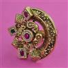 Antique Adjustable Ring with Gold Plating